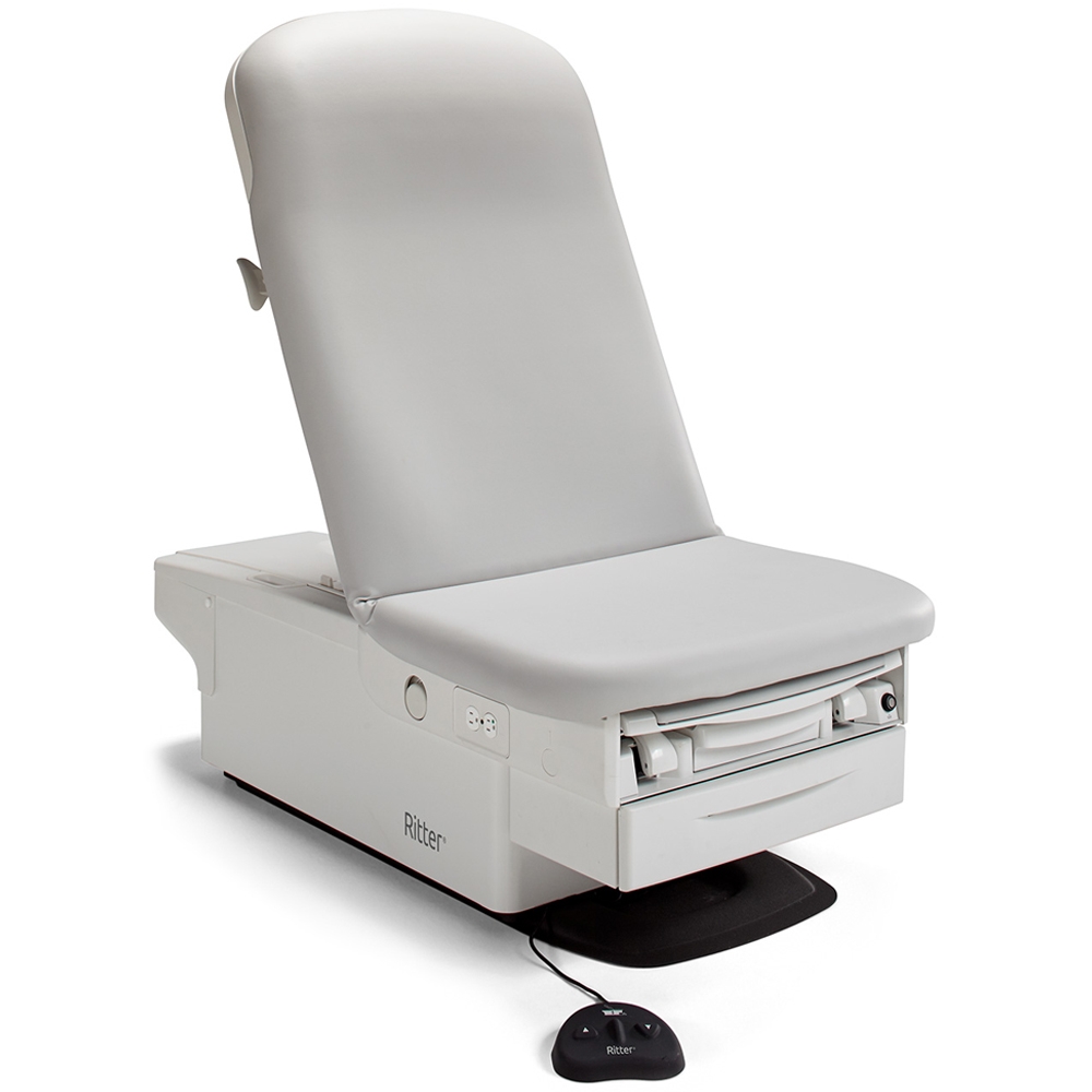 Table Exam Chair Base Ritter® 224 Model Barrier- .. .  .  